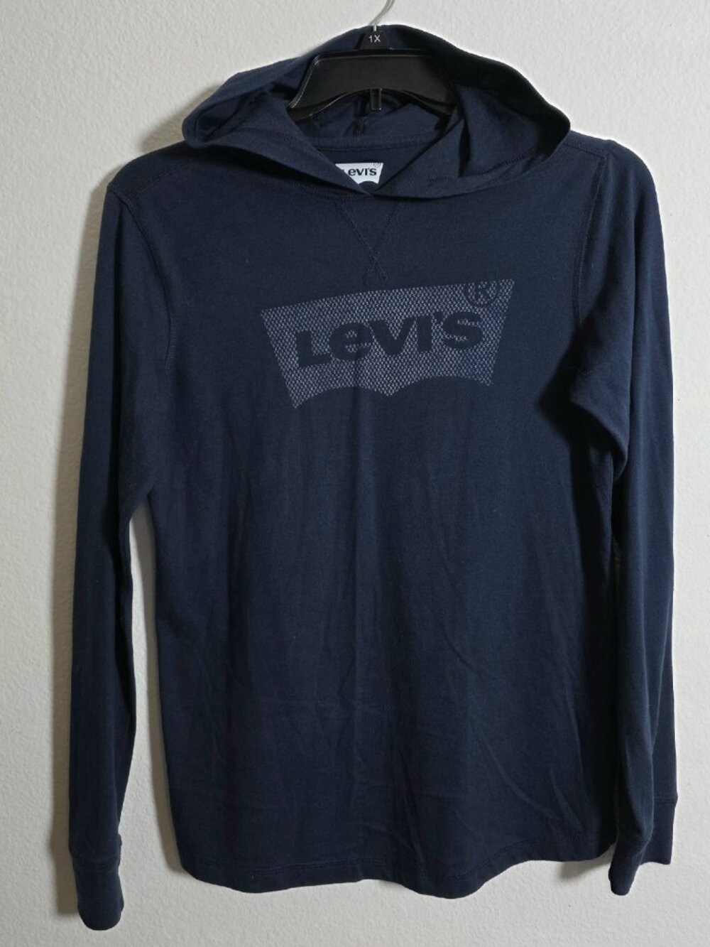 Levi's Strauss & Co Men's Dark Blue Pullover Hoodie Long Sleeve sz S